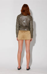 Presley Jacket, Army - VT Wash Leather