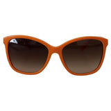 Dolce & Gabbana Chic Orange Round Sunglasses for Women