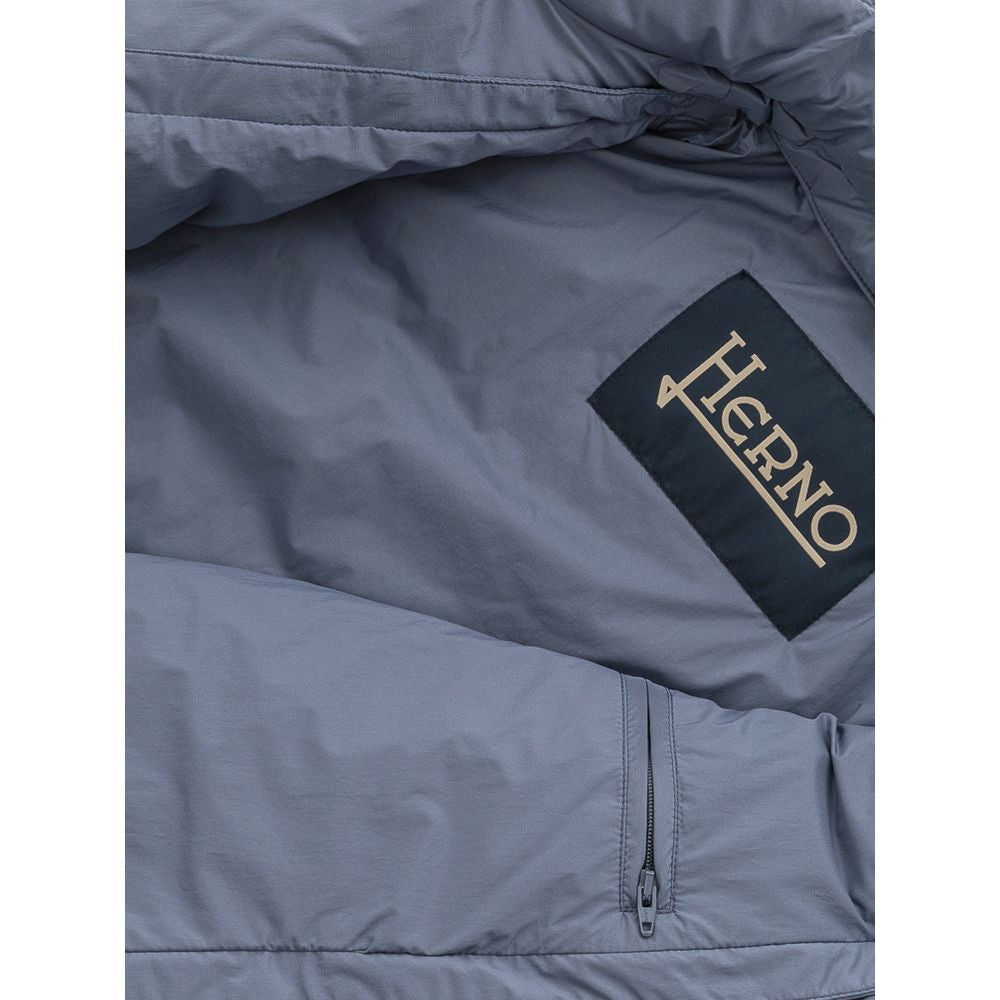 Herno Blue Polyester Jacket