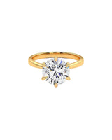 3.14Ct Gia Certified F-VS1 Round Brilliant Petite