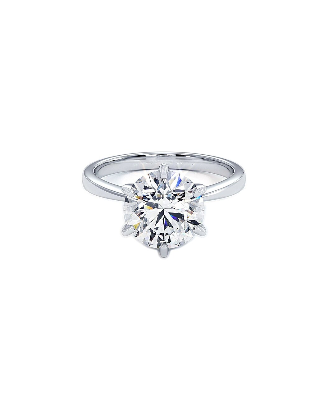 3.14Ct Gia Certified F-VS1 Round Brilliant Petite