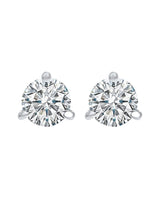 Elegant 4Ct Basket Studs: Lab-Grown Diamond Perfection