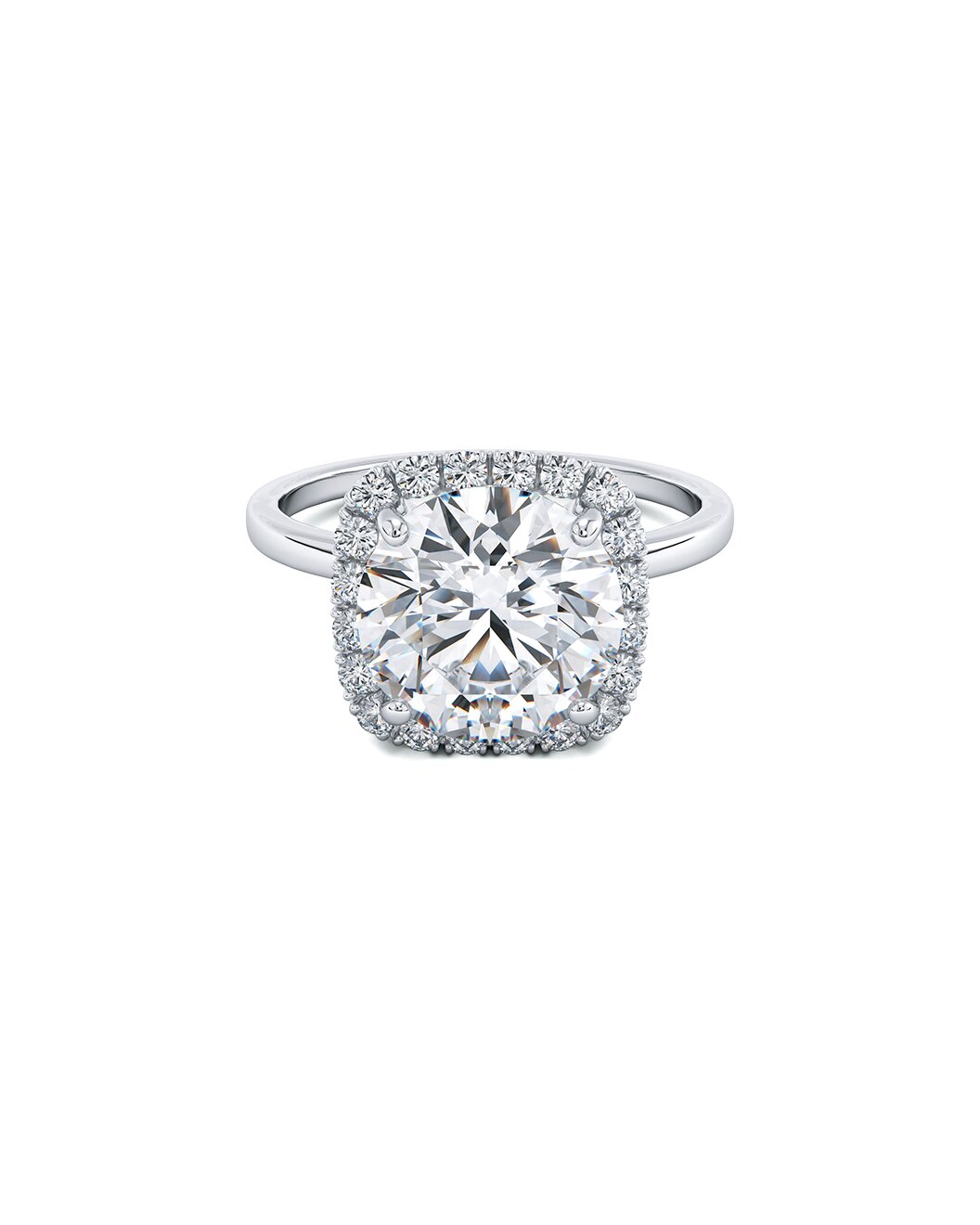 Certified 2 Carat F Color VS2 In Clarity Engagement Ring