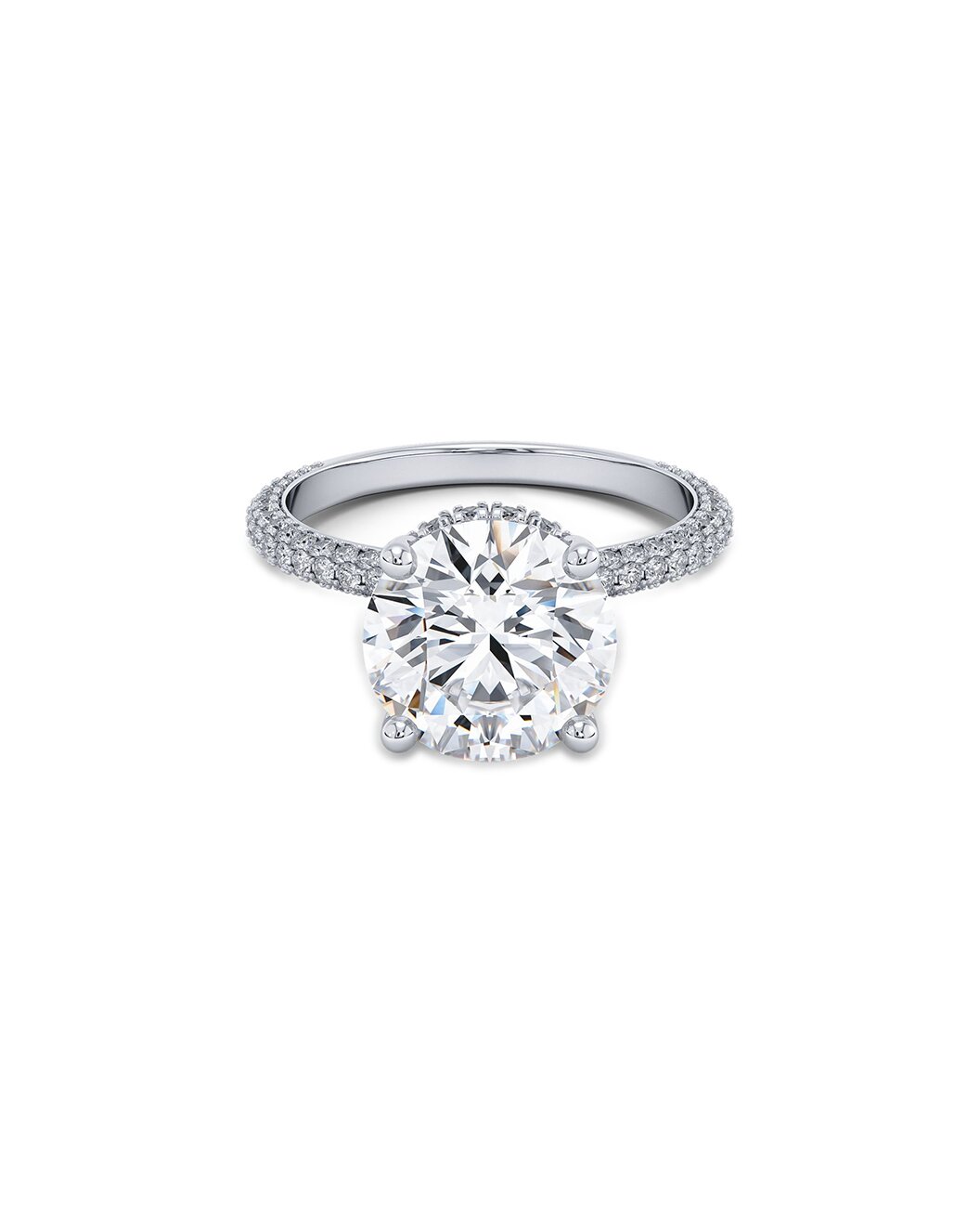 3 Carat F Color VS2 Certified Engagement Ring