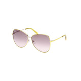 Emilio Pucci Yellow Metal Sunglasses