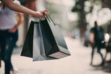 black shopping bags