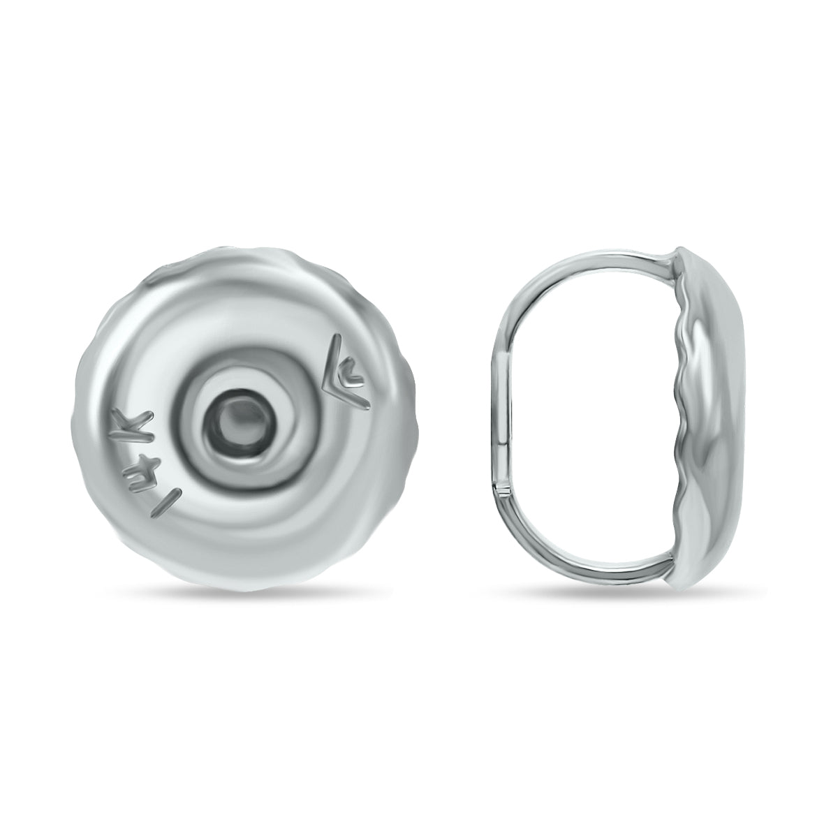 Certified Lab Grown 2 1/4 Carat Total Weight Diamond Solitaire Earrings In 14K White Gold (J Color, Si2 Clarity)