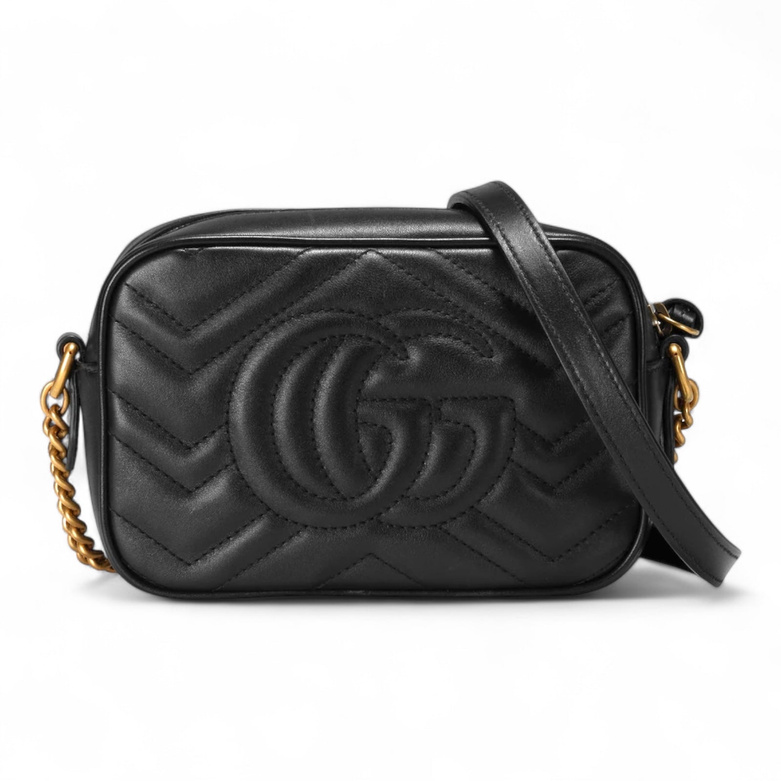 Gucci Marmont matelasse 448065 DTDIT 1000 mini bag In The Know Sample Sale