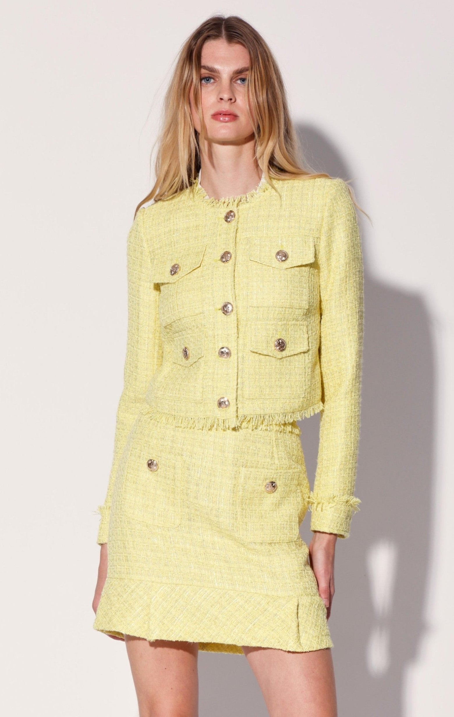 Bennet Jacket, Lemon Tweed