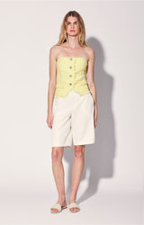 Braxton Top, Lemon Tweed