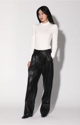 Luka Pant, Black - Leather