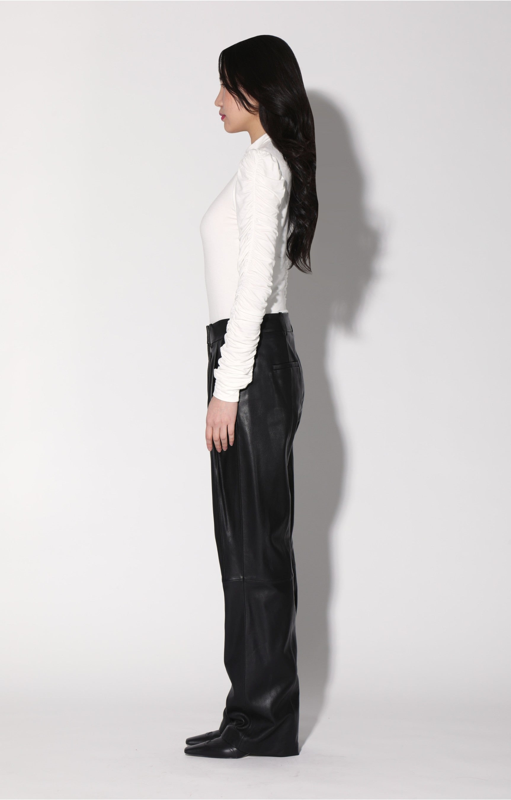 Luka Pant, Black - Leather