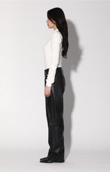 Luka Pant, Black - Leather