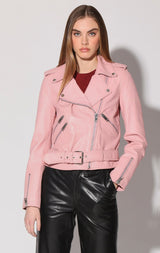 Allison Jacket, Taffy - Leather