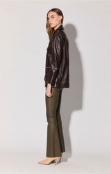 Emery Jacket, Mocha - Leather