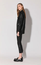 Sutton Jacket, Black - VT Wash Leather